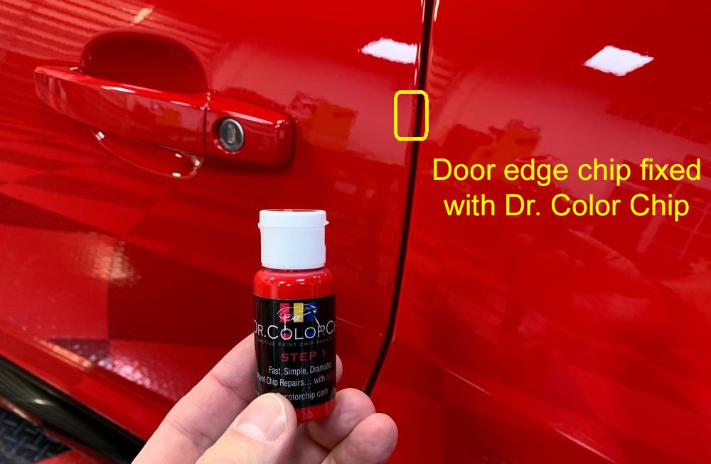 Dr Color Chip Door Edge Chip Fixed Red Z28 Camaro Mike Phillips