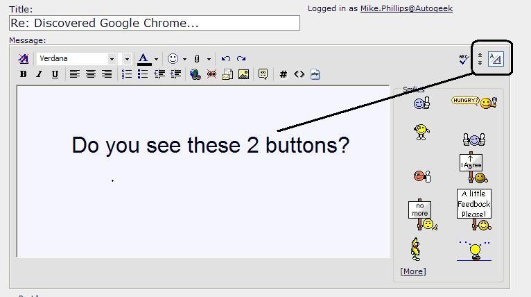 Editing Buttons