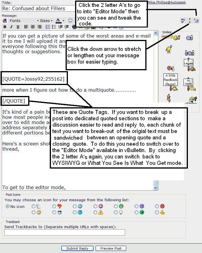 Editor Mode Quote Up Down Arrow