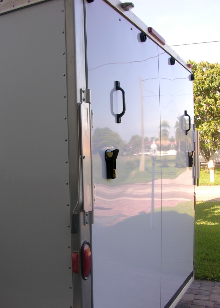 Enclosed Car Trailer Detail