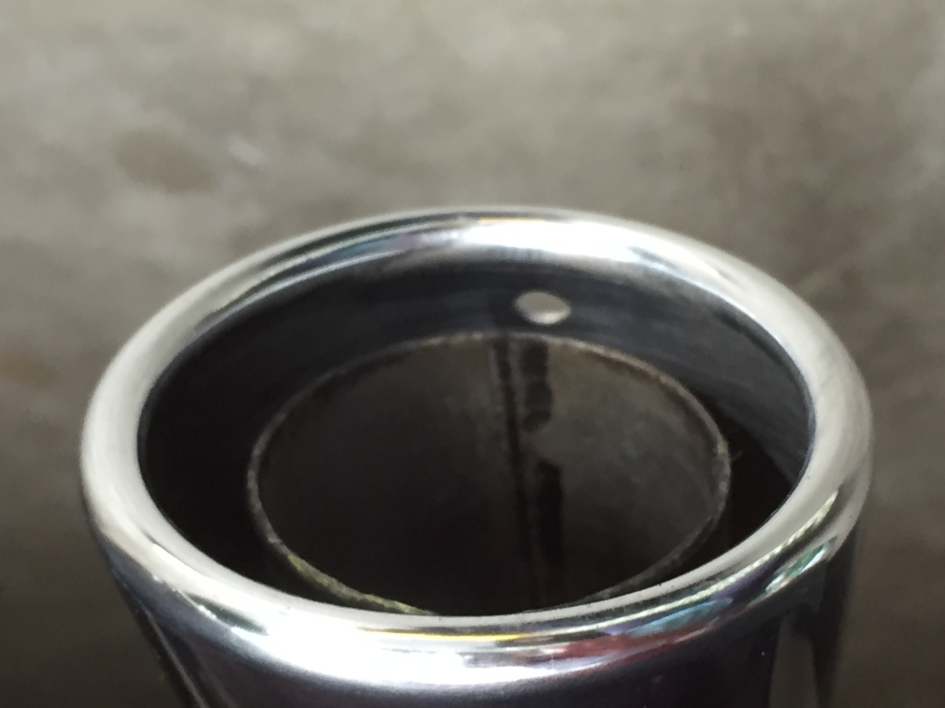 Exhaust Tip - After Cleaning
