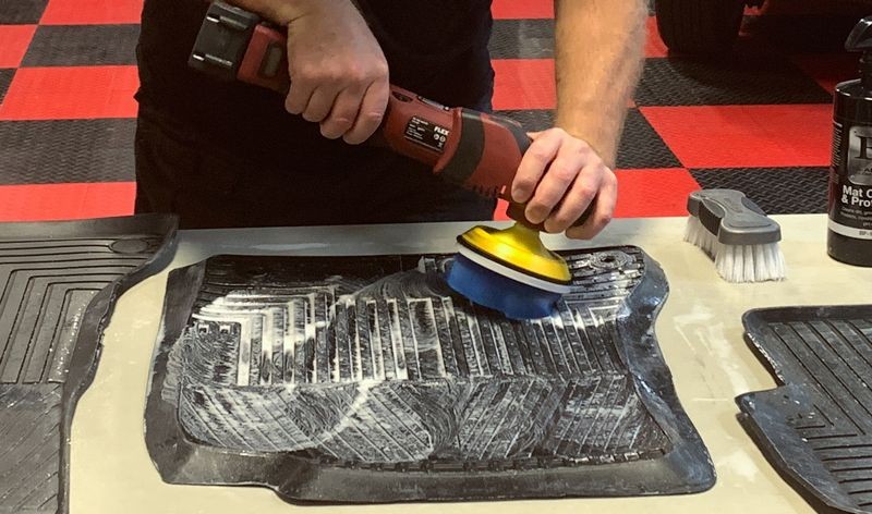 Extreme Floor Mat Makeover BLACKFIRE Mat Cleaner and Protectant