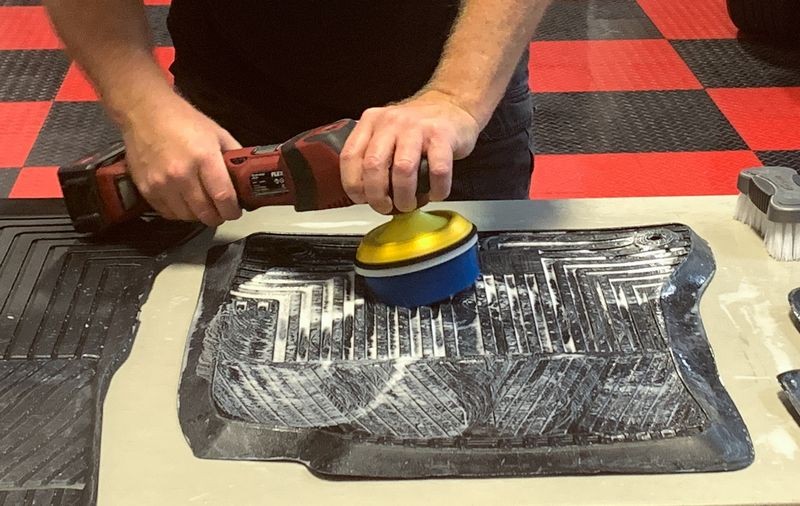 Extreme Floor Mat Makeover BLACKFIRE Mat Cleaner and Protectant