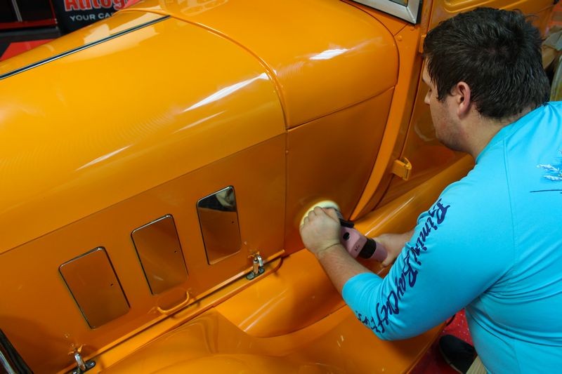 Final polishing fresh paint Mike Phillips Autogeek