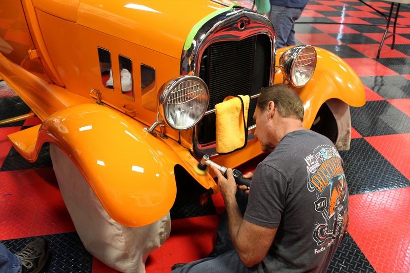 Final polishing fresh paint Mike Phillips Autogeek