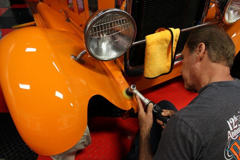 Final polishing fresh paint Mike Phillips Autogeek