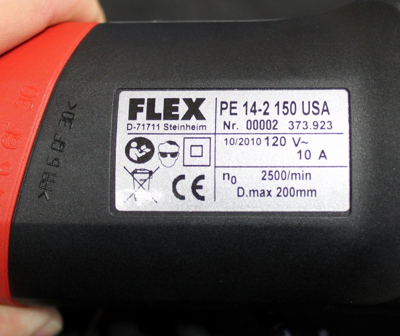 Flex PE 14-2 150 Rotary Buffer given to Mike Phillips