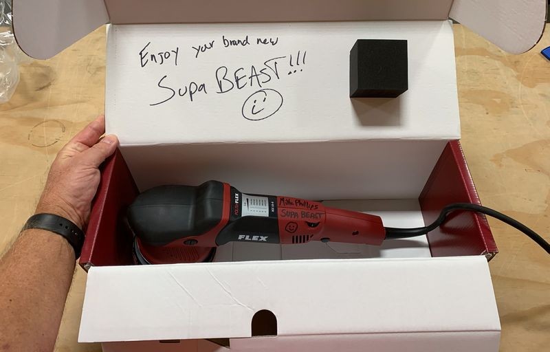 FLEX XCE 10-8 125 Corded Polisher aka SUPA BEAST Mike Phillips