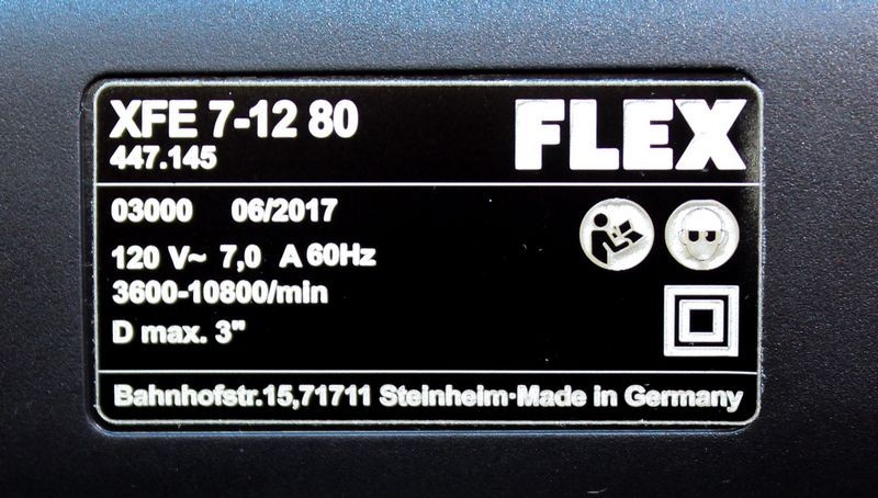 FLEX XFE 7-12 80 New FLEX 3 inch Mini Polisher Mike Phillips