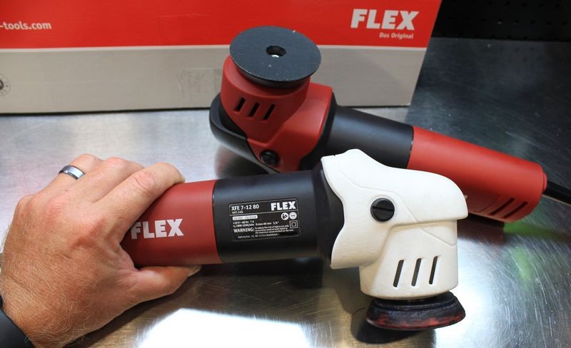 FLEX XFE 7-12 80 New FLEX 3 inch Mini Polisher Mike Phillips