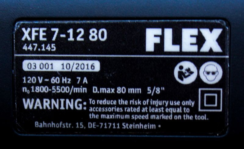 FLEX XFE 7-12 80 New FLEX 3 inch Mini Polisher Mike Phillips