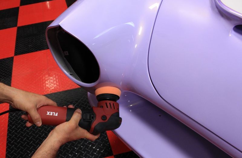 FLEX XFE 7-12 80 New FLEX 3 inch Mini Polisher Mike Phillips