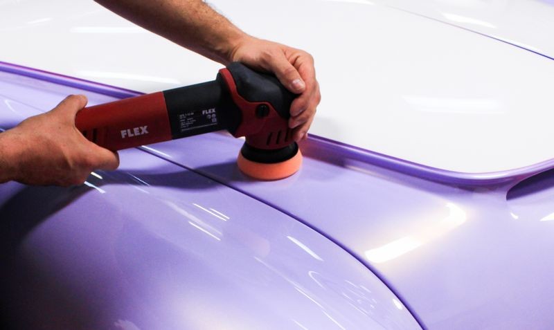 FLEX XFE 7-12 80 New FLEX 3 inch Mini Polisher Mike Phillips