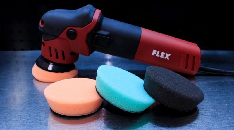 FLEX XFE 7-12 80 New FLEX 3 inch Mini Polisher Mike Phillips