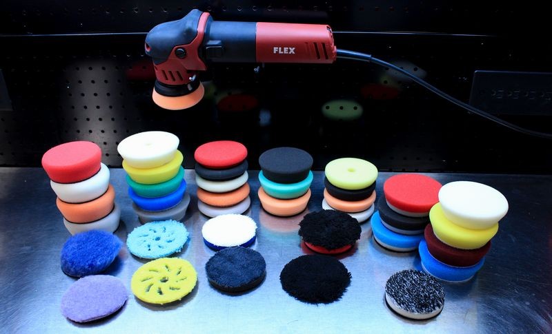 FLEX XFE 7-12 80 New FLEX 3 inch Mini Polisher Mike Phillips