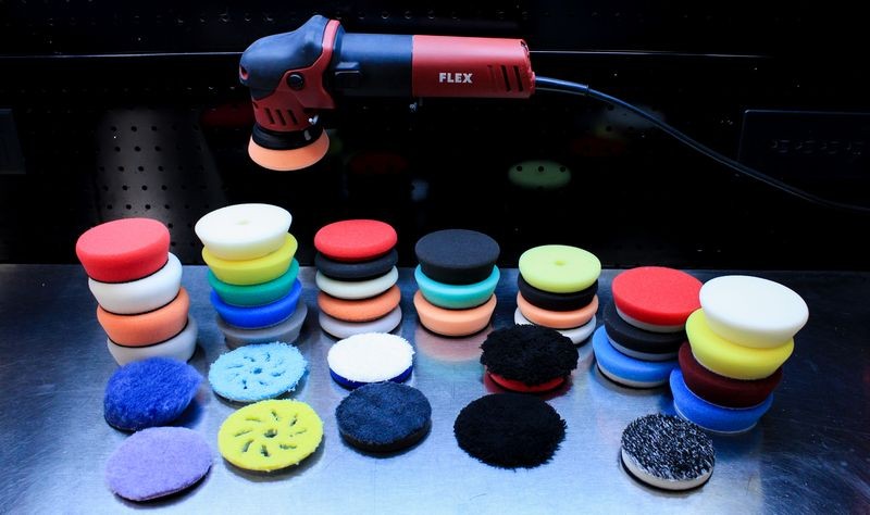 FLEX XFE 7-12 80 New FLEX 3 inch Mini Polisher Mike Phillips