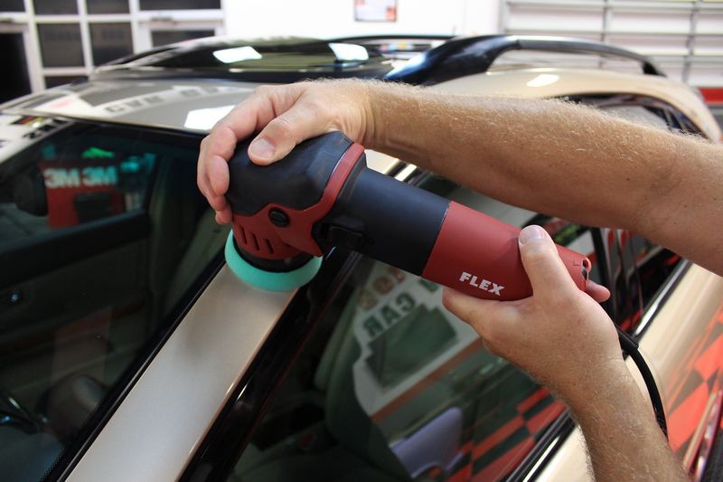 FLEX XFE 7-12 80 New FLEX 3 inch Mini Polisher Mike Phillips