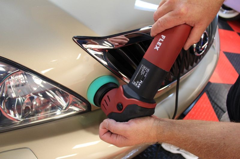 FLEX XFE 7-12 80 New FLEX 3 inch Mini Polisher Mike Phillips