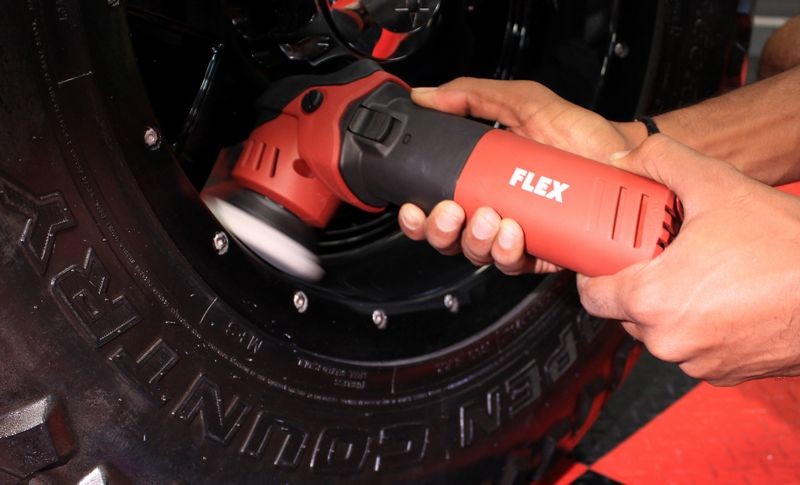 FLEX XFE 7-12 80 New FLEX 3 inch Mini Polisher Mike Phillips