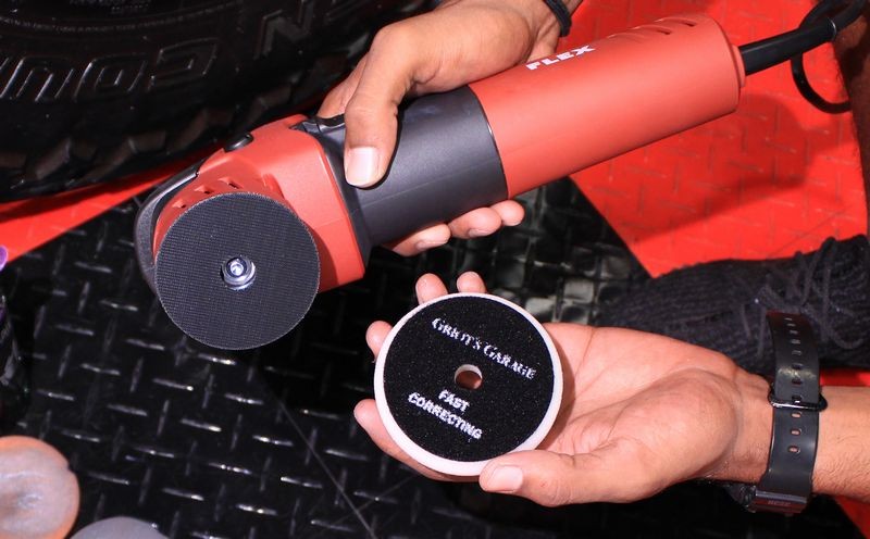 FLEX XFE 7-12 80 New FLEX 3 inch Mini Polisher Mike Phillips