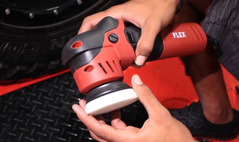 FLEX XFE 7-12 80 New FLEX 3 inch Mini Polisher Mike Phillips