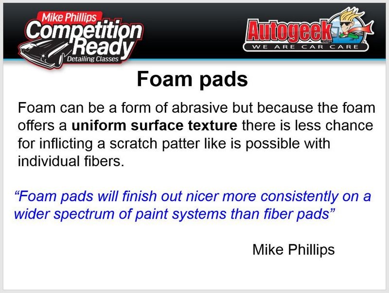 Foam pads versus Microfiber pads mike phillips