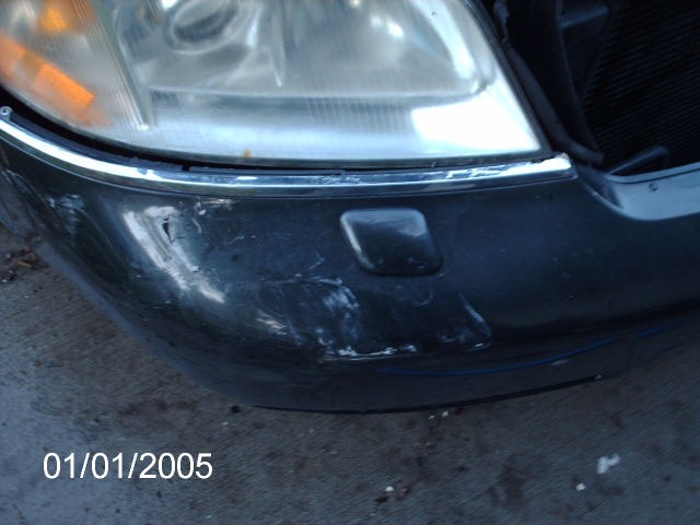 front bumper before