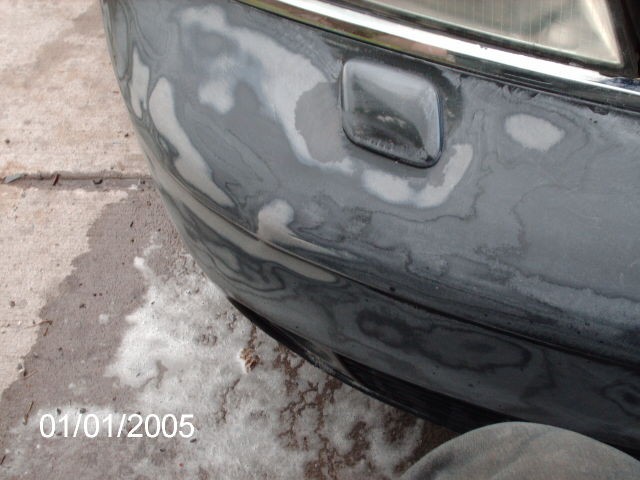 front bumper sanded