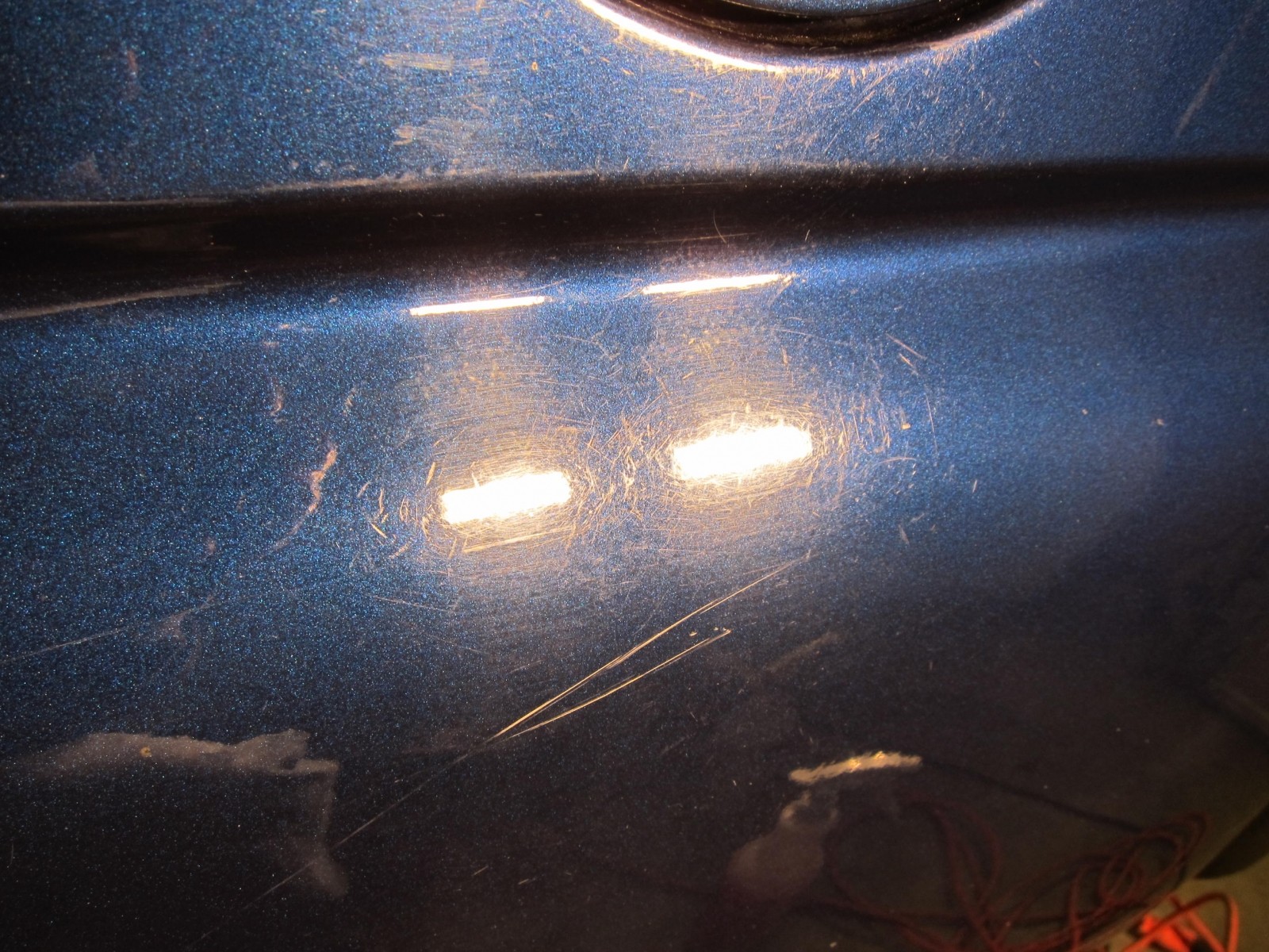 gas pump scrapes