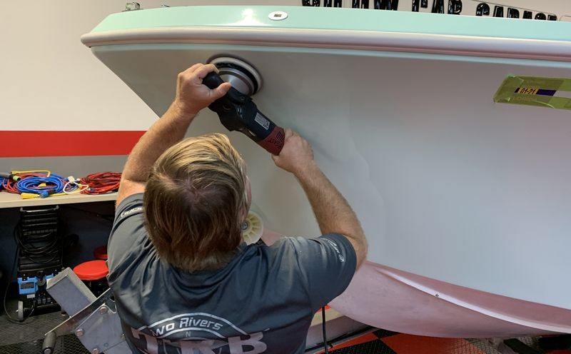 Gelcoat Ceramic Coating Marine Wetanding Oxidation Detailing Class