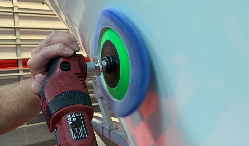 Gelcoat Ceramic Coating Marine Wetanding Oxidation Detailing Class