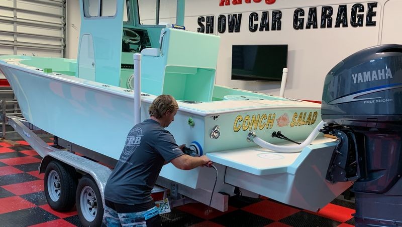 Gelcoat Ceramic Coating Marine Wetanding Oxidation Detailing Class