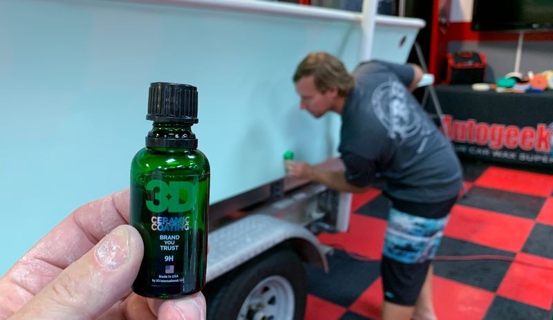Gelcoat Ceramic Coating Marine Wetanding Oxidation Detailing Class