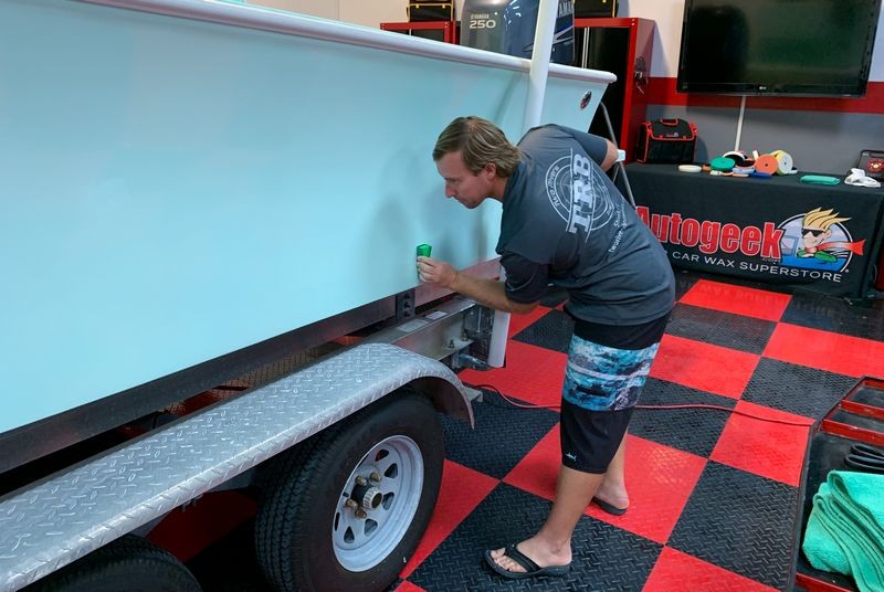 Gelcoat Ceramic Coating Marine Wetanding Oxidation Detailing Class