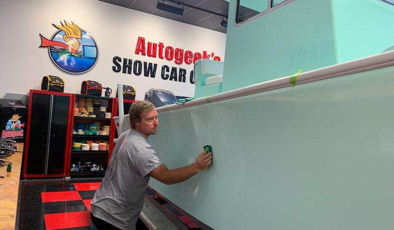 Gelcoat Ceramic Coating Marine Wetanding Oxidation Detailing Class