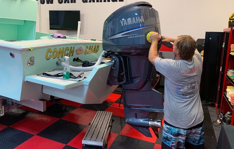 Gelcoat Ceramic Coating Marine Wetanding Oxidation Detailing Class