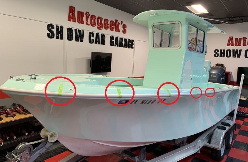 Gelcoat Ceramic Coating Marine Wetanding Oxidation Detailing Class