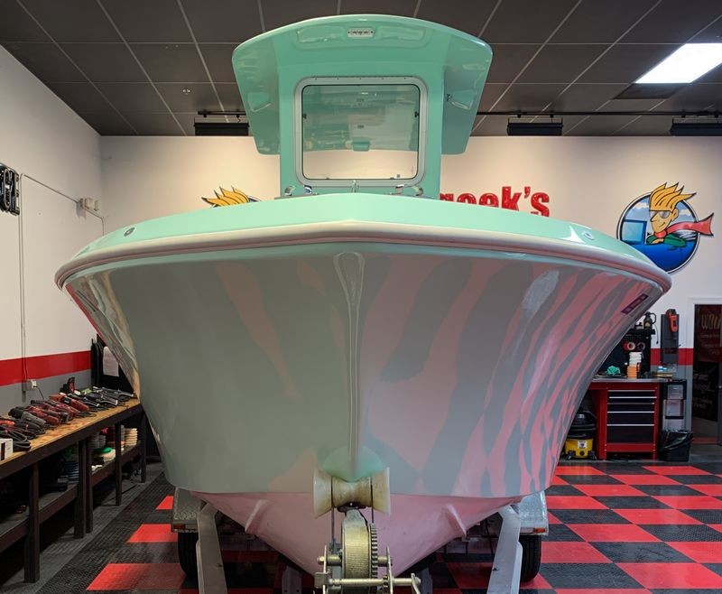 Gelcoat Ceramic Coating Marine Wetanding Oxidation Detailing Class