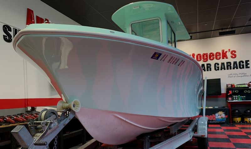 Gelcoat Ceramic Coating Marine Wetanding Oxidation Detailing Class