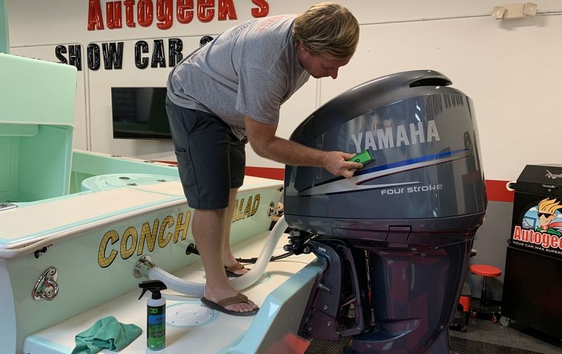 Gelcoat Ceramic Coating Marine Wetanding Oxidation Detailing Class