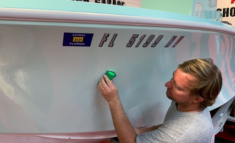 Gelcoat Ceramic Coating Marine Wetanding Oxidation Detailing Class