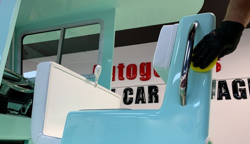 Gelcoat Ceramic Coating Marine Wetanding Oxidation Detailing Class