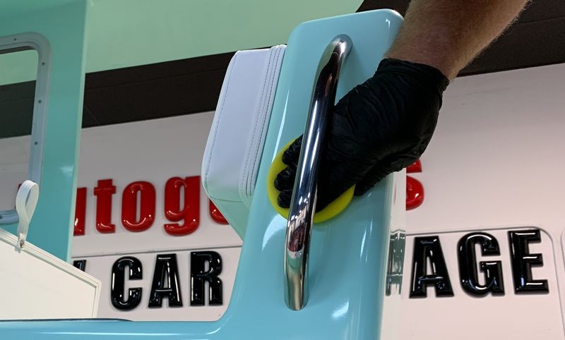 Gelcoat Ceramic Coating Marine Wetanding Oxidation Detailing Class