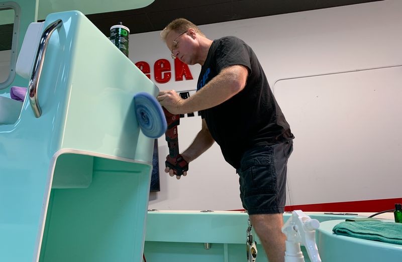 Gelcoat Ceramic Coating Marine Wetanding Oxidation Detailing Class