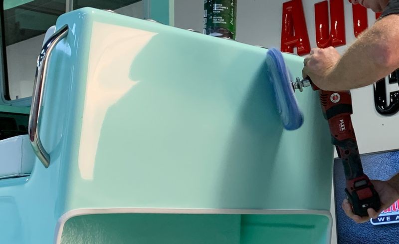 Gelcoat Ceramic Coating Marine Wetanding Oxidation Detailing Class