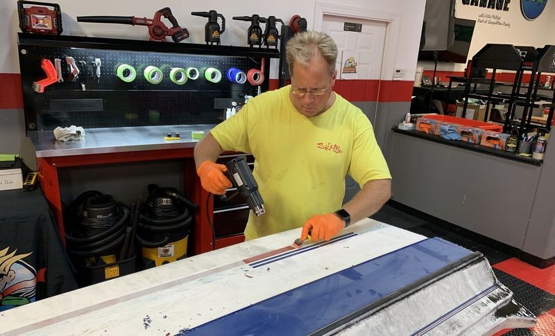 Gelcoat correction ceramic coating install mike phillips