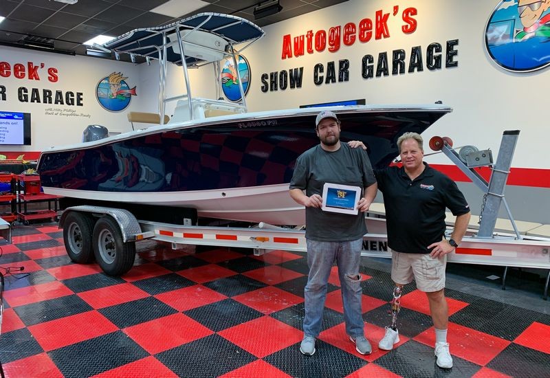 Gelcoat correction ceramic coating install mike phillips
