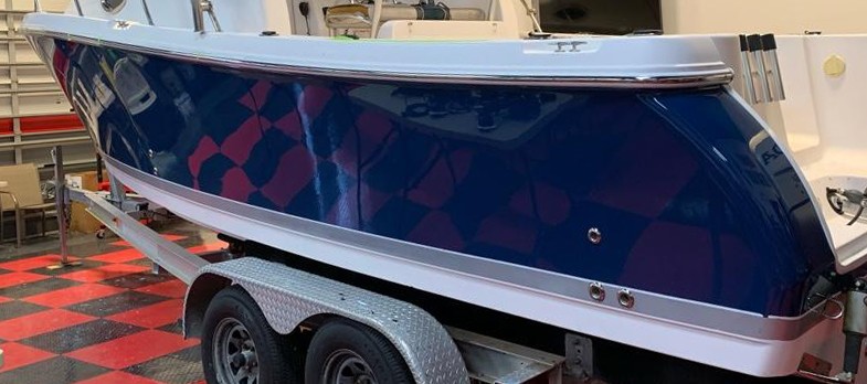 Gelcoat correction ceramic coating install mike phillips