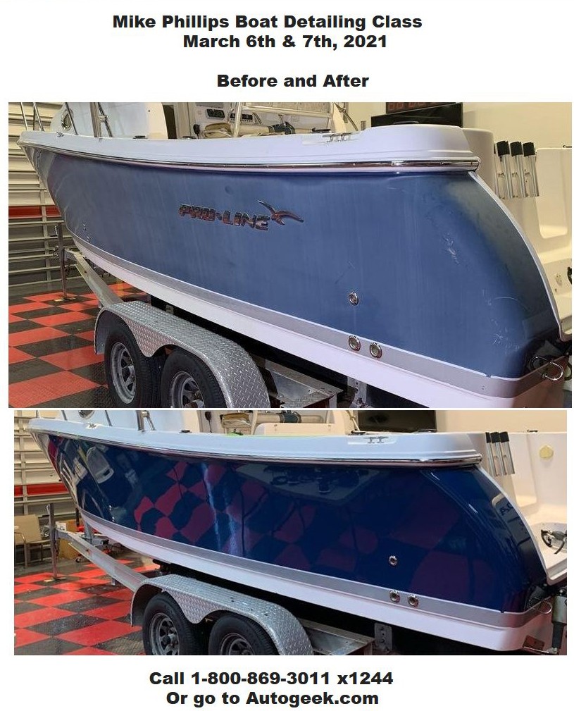 Gelcoat correction ceramic coating install mike phillips