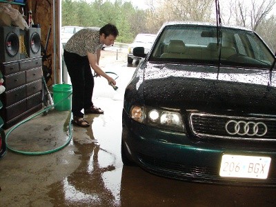 Getting the wash done